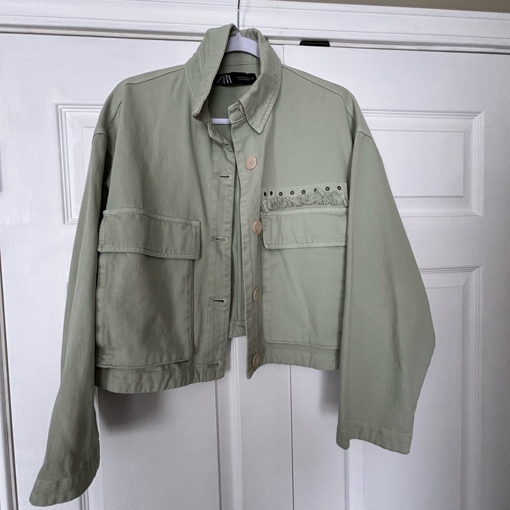 Zara cropped jacket